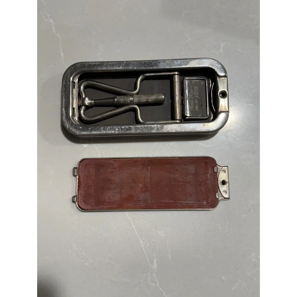 Rolls Razor Safety Razor Mens Silver Imperial No 2 Sheffield Steel Vintage Case
